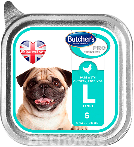 Butcher's Pro series Light з куркою, рисом та овочами для собак