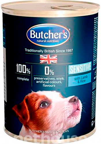 Butcher's Light Sensitive з ягням та рисом для собак