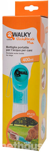 Camon Walky Click&Drink Plus Бутылка-поилка для собак, 400 мл