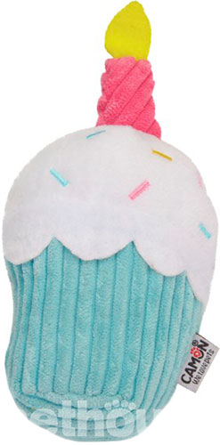 Camon Happy Birthday Игрушка "Cupcake" с пищалкой для собак
