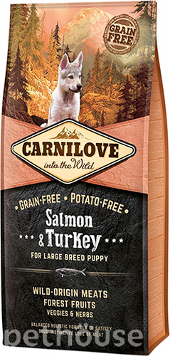 Carnilove Puppy Large Breed Salmon & Turkey 