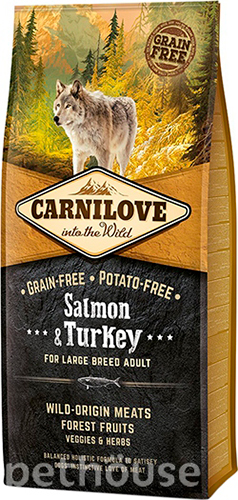 Carnilove Dog Adult Large Breed Salmon & Turkey