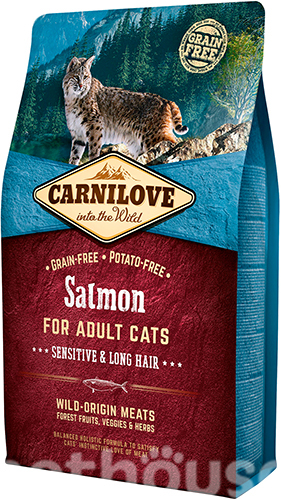 Carnilove Cat Salmon Sensitive & Long-Hair