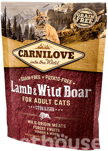 Carnilove Cat Lamb & Wild Boar Sterilised, фото 2