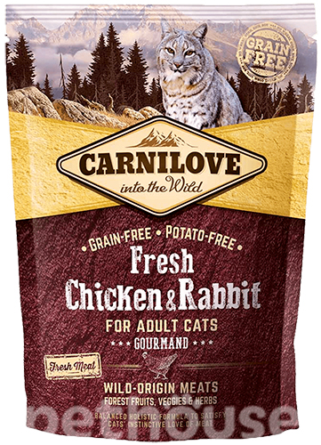 Carnilove Cat Fresh Chicken & Rabbit Gourmand, фото 2