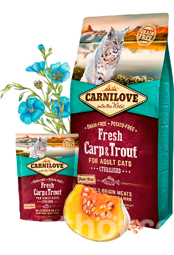 Carnilove Cat Fresh Carp & Trout Sterilised , фото 3