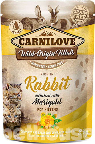 Carnilove Rich In Rabbit with Marigold Kittens