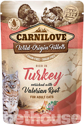 Carnilove Rich In Turkey with Valerian Root Cat Adult