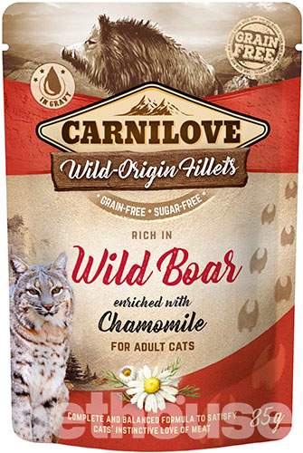 Carnilove Rich In Wild Boar with Chamomile Cat Adult