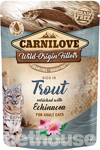 Carnilove Rich In Trout with Echinacea Cat Adult