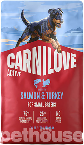 Carnilove Active Dog Adult Small Breed Salmon & Turkey Carnilove Active Dog Adult Small Breed Salmon & Turkey