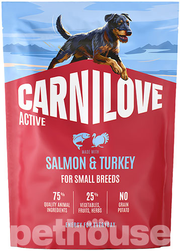 Carnilove Active Dog Adult Small Breed Salmon & Turkey Carnilove Active Dog Adult Small Breed Salmon & Turkey