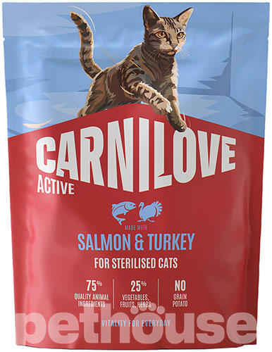 Carnilove Active Cat Sterilised Salmon & Turkey Carnilove Active Cat Sterilised Salmon & Turkey