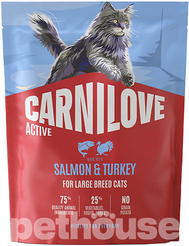 Carnilove Active Cat Adult Large Breed Salmon & Turkey Carnilove Active Cat Adult Large Breed Salmon & Turkey