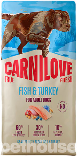 Carnilove True Fresh Dog Adult Fish & Turkey Carnilove True Fresh Dog Adult Fish & Turkey