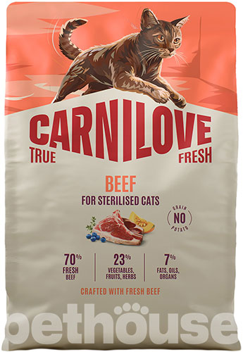 Carnilove True Fresh Cat Sterilised Beef