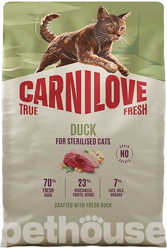 Carnilove True Fresh Cat Sterilised Duck Carnilove True Fresh Cat Sterilised Duck