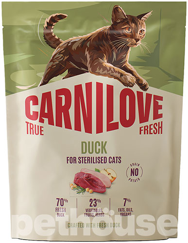 Carnilove True Fresh Cat Sterilised Duck Carnilove True Fresh Cat Sterilised Duck