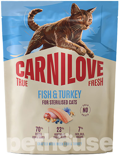 Carnilove True Fresh Cat Sterilised Fish & Turkey Carnilove True Fresh Cat Sterilised Fish & Turkey