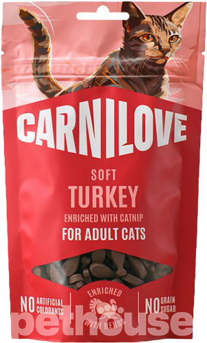 Carnilove Cat Soft Snack с индейкой и кошачьей мятой для кошек Carnilove Cat Soft Snack с индейкой и кошачьей мятой для кошек