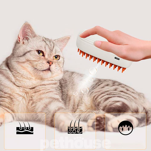 Catmaster Паровая массажная щетка для кошек и собак