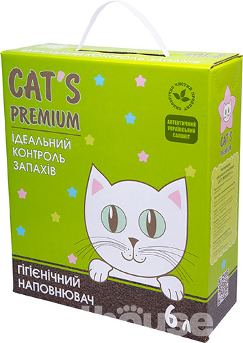 Cat's Premium Сапонітовий наповнювач для котячого туалету