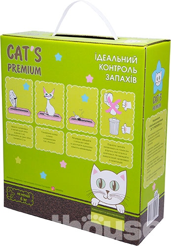 Cat's Premium Сапонітовий наповнювач для котячого туалету