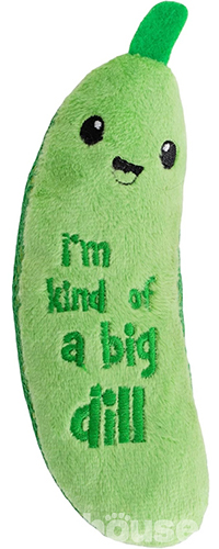 Catstages Crunchy Pickle Kicker Іграшка “Огірок” з котячою м'ятою для котів