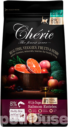 Cherie Cat All Life Stages Healthy Skin and Coat Salmon Entrees