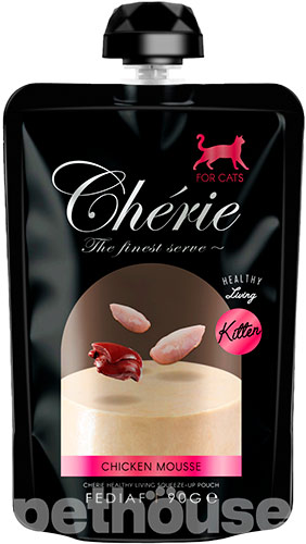 Cherie Squeeze-Up Pouch Chicken Mousse Kitten