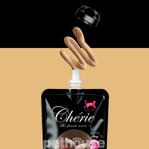 Cherie Squeeze-Up Pouch Chicken Mousse Kitten