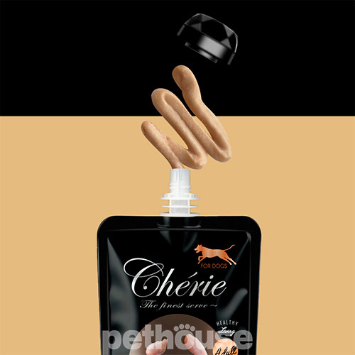 Cherie Squeeze-Up Pouch Chicken & Turkey Mousse Adult Dog