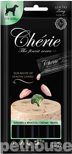 Cherie Dog Healthy Living Creamy Treats Chicken & Broccoli