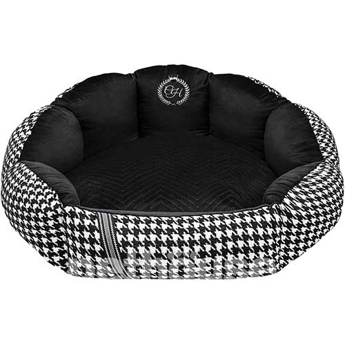 Chloe's Home Positano Black Лежак для собак и кошек