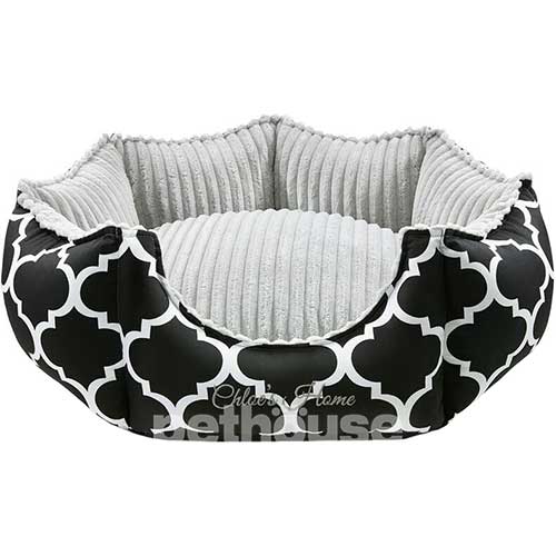Chloe's Home Rome Black Лежак для собак і котів