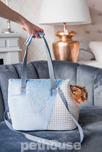 Chloe's Home Porto Blue Сумка-переноска для собак и кошек