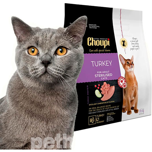 Choupi Adult Cat Sterilised Turkey