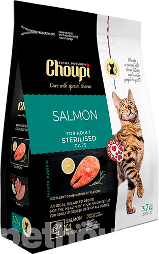 Choupi Adult Cat Sterilised Salmon