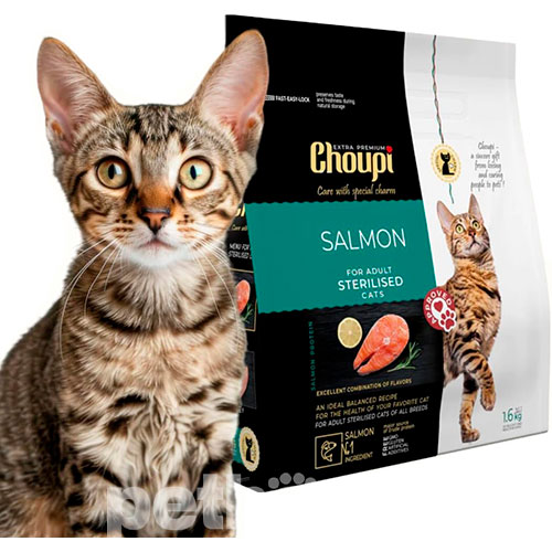 Choupi Adult Cat Sterilised Salmon