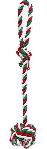 Christmas Toys Игрушка "Рождественский мяч на веревке" для собак Christmas Toys Игрушка "Рождественский мяч на веревке" для собак