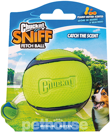 Chuckit! Sniff Fetch Ball Мяч с ароматом арахисовой пасты