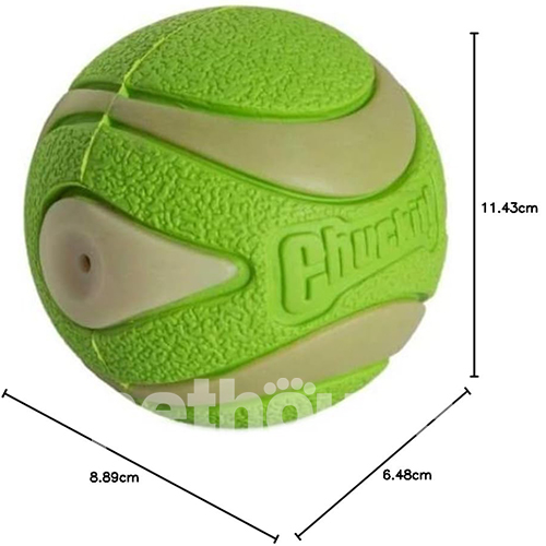 Chuckit! Max Glow Ultra Squeaker Ball Светящийся мяч для собак