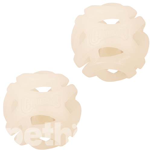 Chuckit! Max Glow Air Fetch Ball Small Набор дишащих светонакопительных мячей для собак