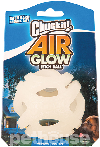 Chuckit! Max Glow Air Fetch Ball Medium Дишащий светонакопительный мяч для собак