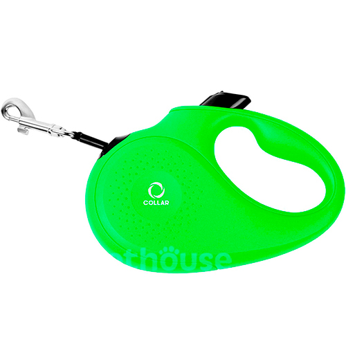 Collar XS - поводок-рулетка для собак весом до 12 кг, лента, 3 м