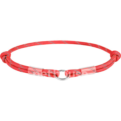 Collar WAUDOG Smart ID Шнурок из паракорда для адресника, светоотражающий, красный