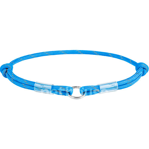 Collar WAUDOG Smart ID Шнурок із паракорду для адресника, світловідбивний, синій