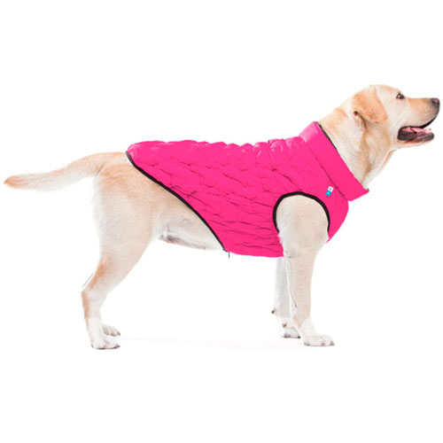 Collar AiryVest UNI Двостороння курточка для собак, рожево-чорна, фото 3