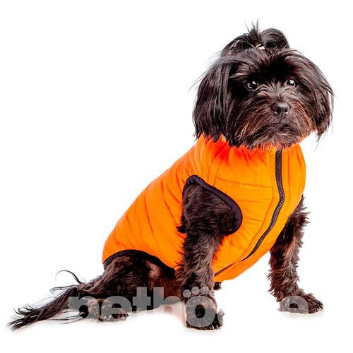 Collar AiryVest Lumi Двусторонняя курточка для собак, мятно-оранжевая, фото 5