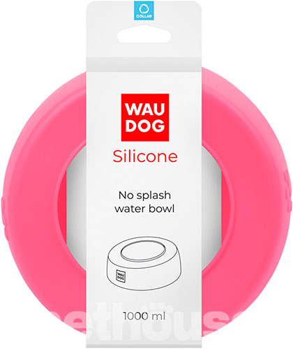 Collar WAUDOG Silicone Миска-непроливайка для собак, 1 л, фото 4